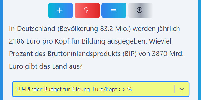 Wieviel geben Länder in Europa für Bildung aus?